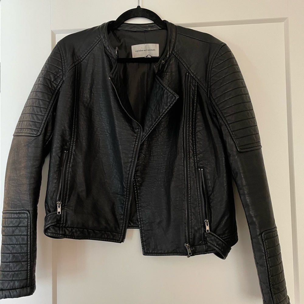 Cupcakes and Cashmere Leather Jacket